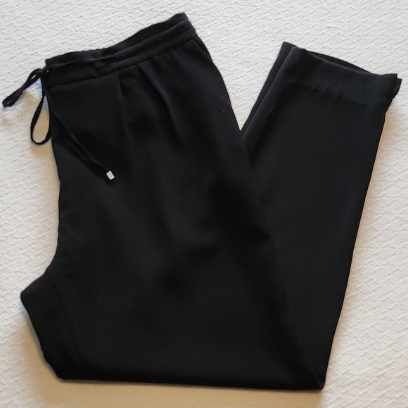 DEX Black Drawstring Woman's Ankle-Length Pull On Pants. Size Large 🖤 - Picture 8 of 8